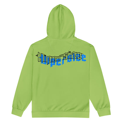 Design 2 // Unisex // Hoodies // Zipper // Green // Front 4