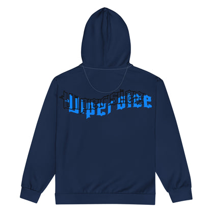 Design 2 // Unisex // Hoodies // Zipper // Navy // Front 2