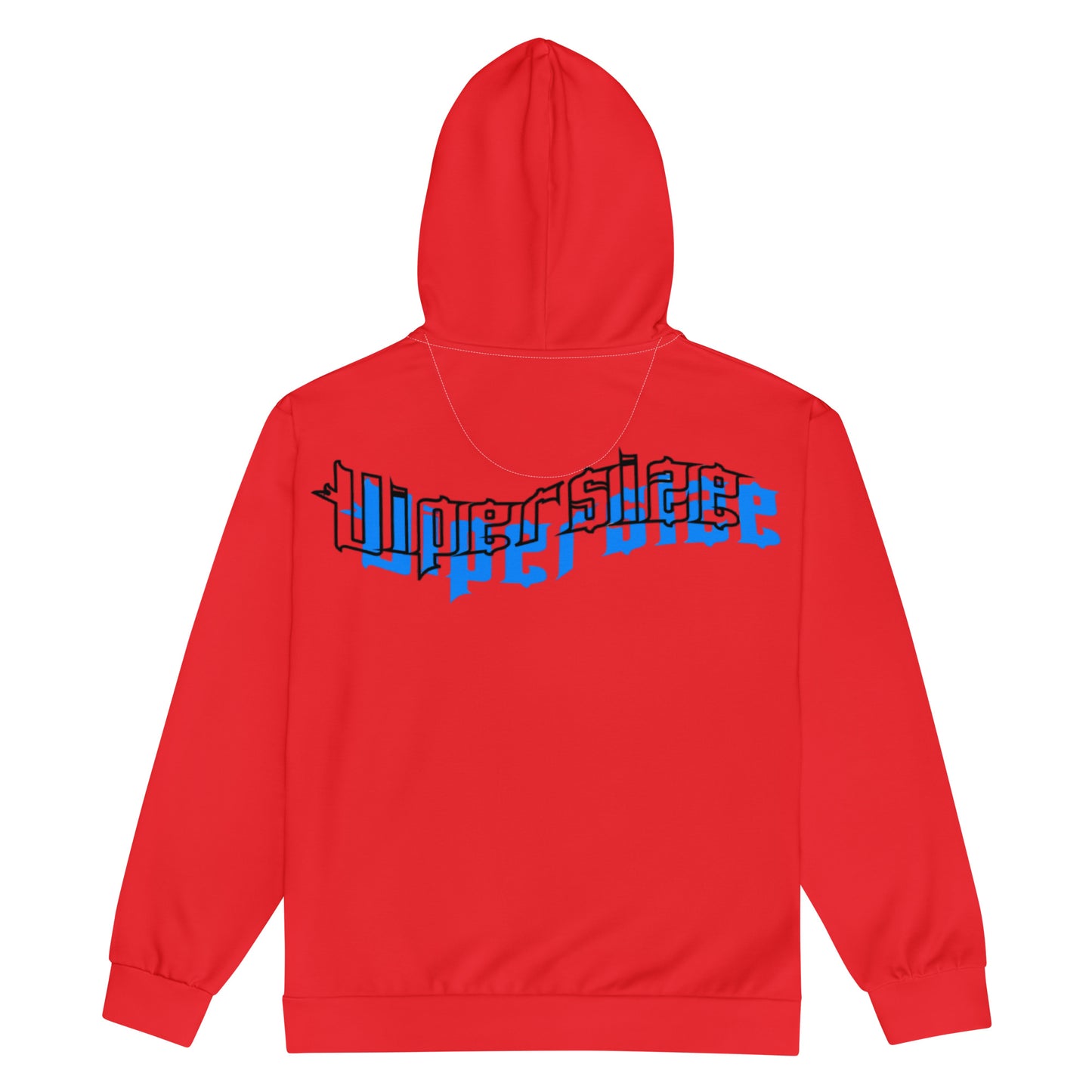 Design 2 // Unisex // Hoodies // Zipper // Red