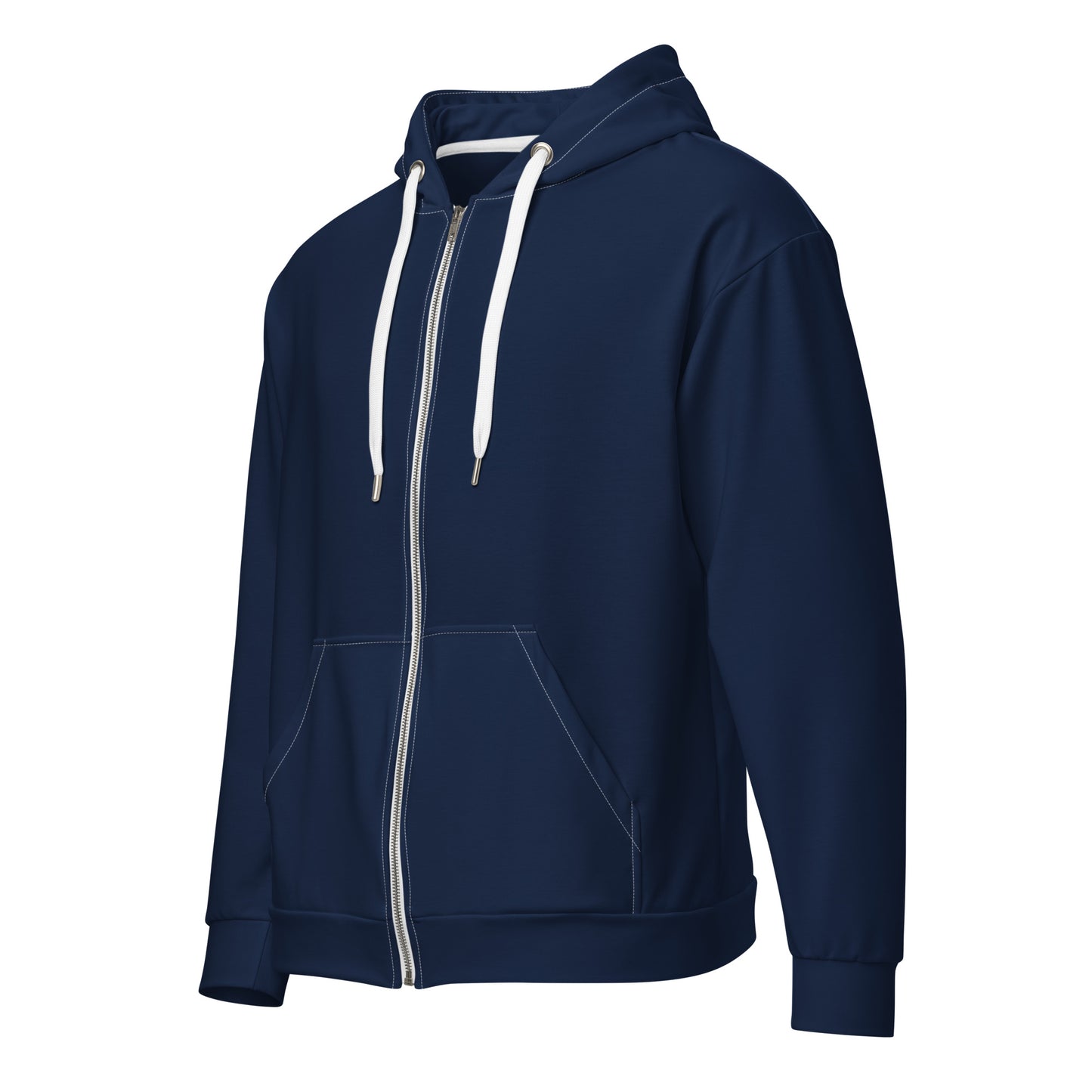 Design 1 // Unisex // Hoodies // Zipper // Navy - Viper-Size