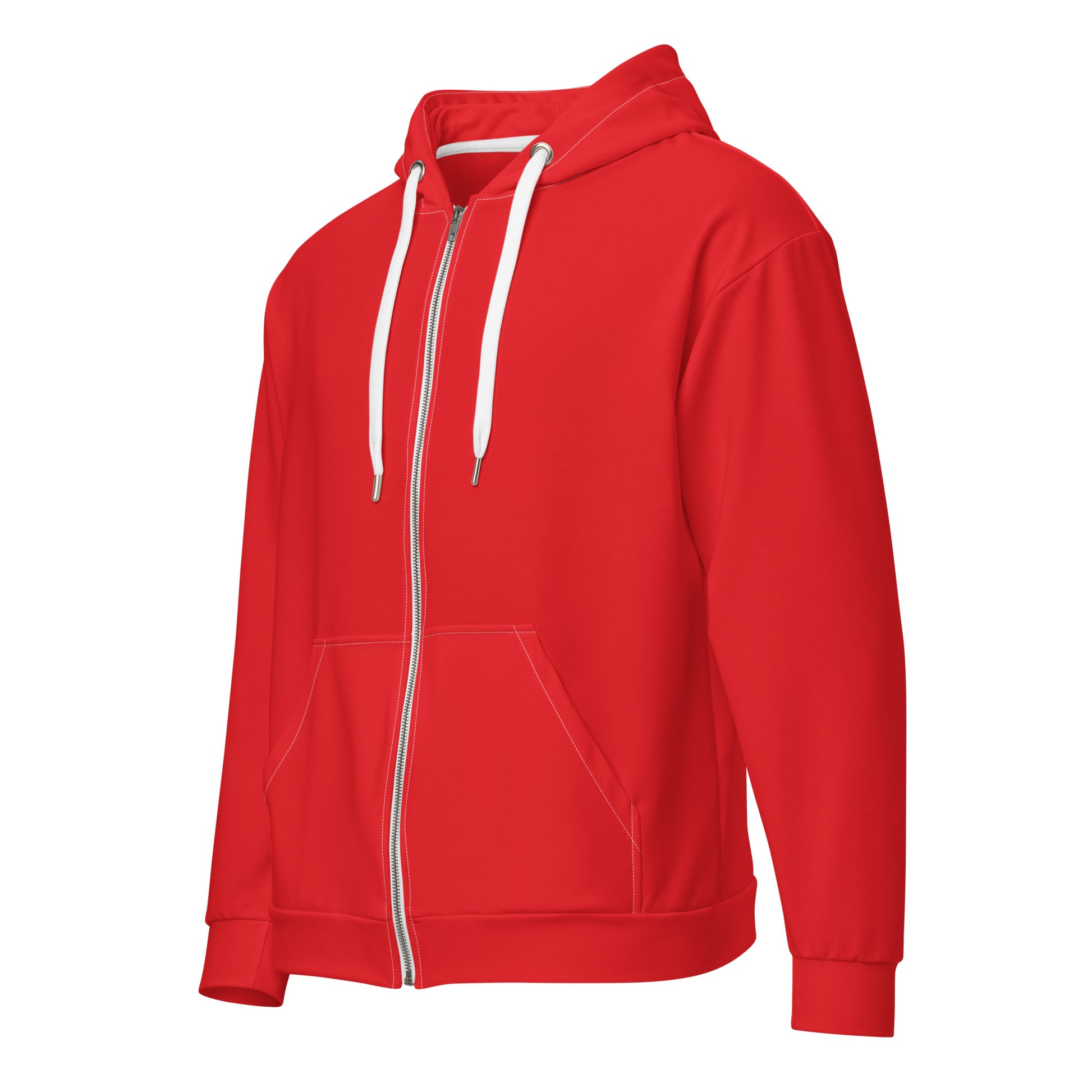 Design 1 // Unisex // Hoodies // Zipper // Red - Viper-Size