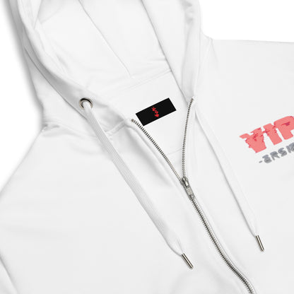 Design 1 // Unisex // Hoodies // Zipper // White // Front 2 - Viper-Size