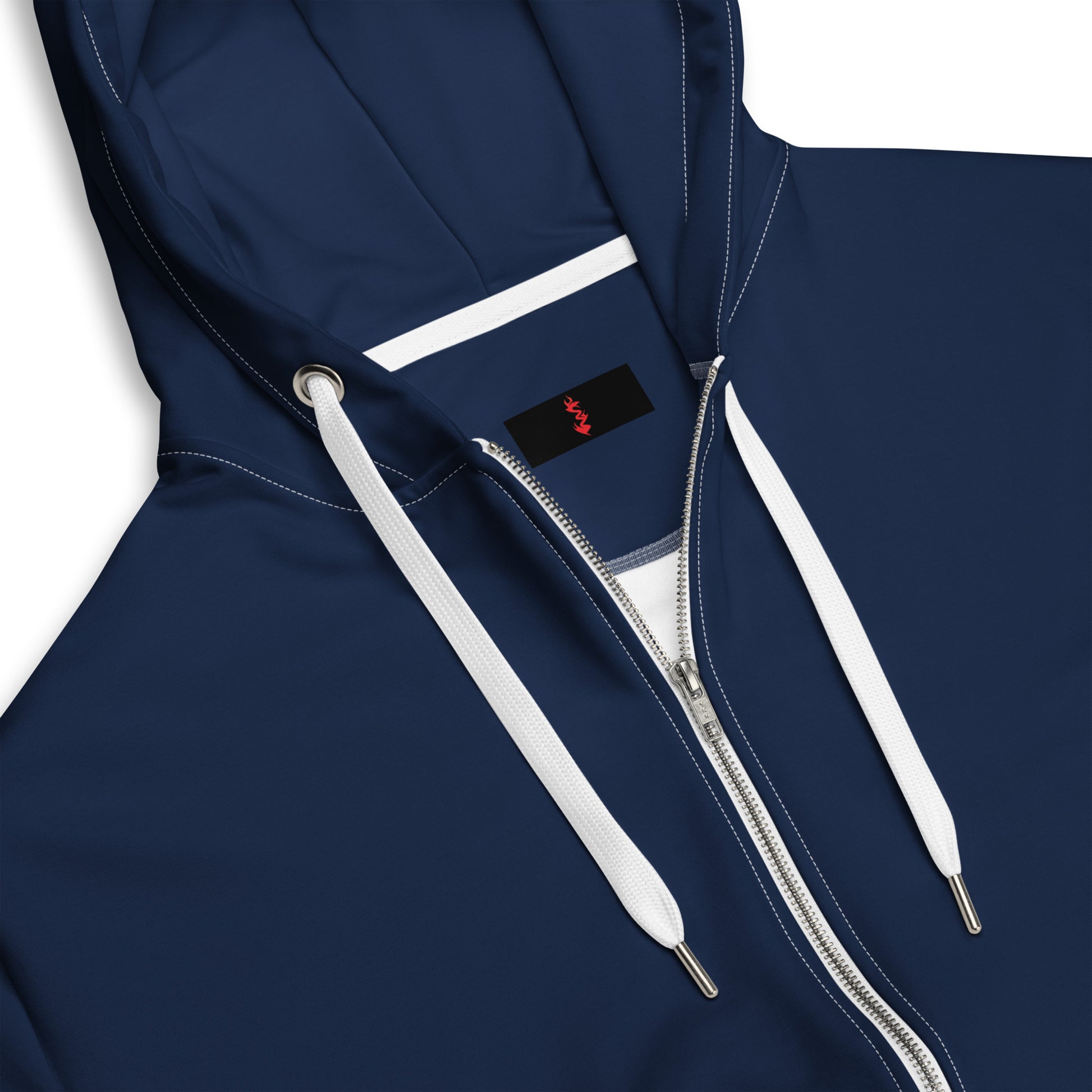 Design 1 // Unisex // Hoodies // Zipper // Navy - Viper-Size