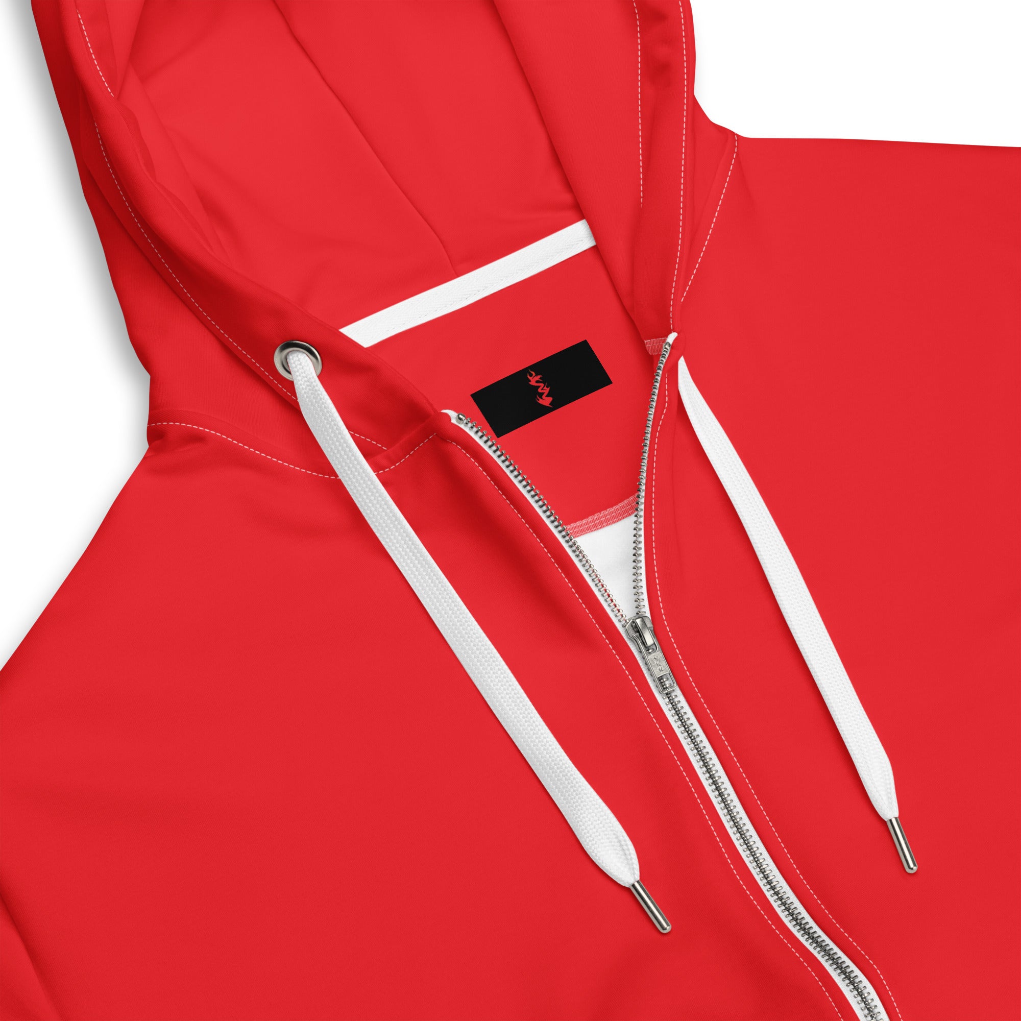 Design 1 // Unisex // Hoodies // Zipper // Red - Viper-Size