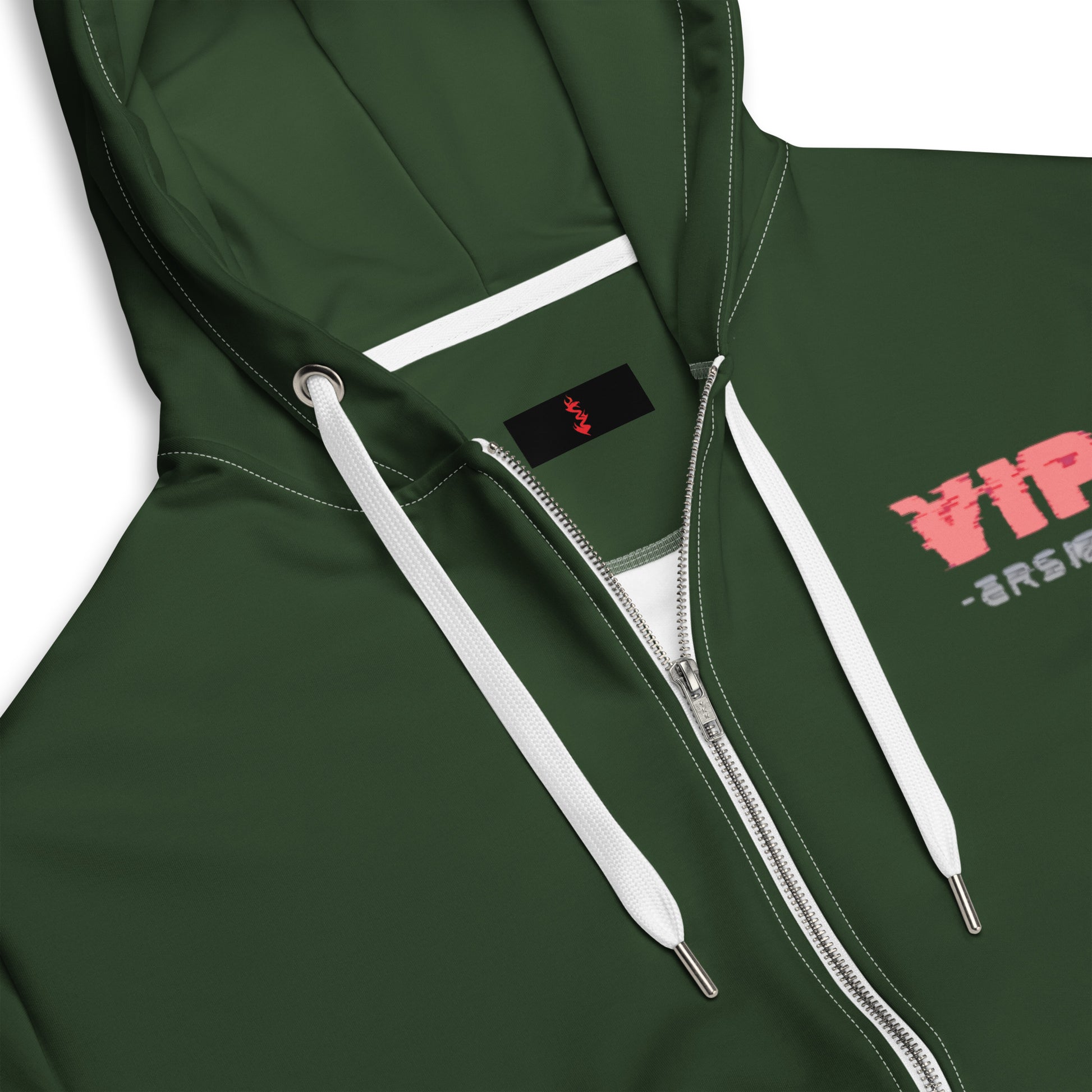 Design 1 // Unisex // Hoodies // Zipper // Woods // Front 2 - Viper-Size