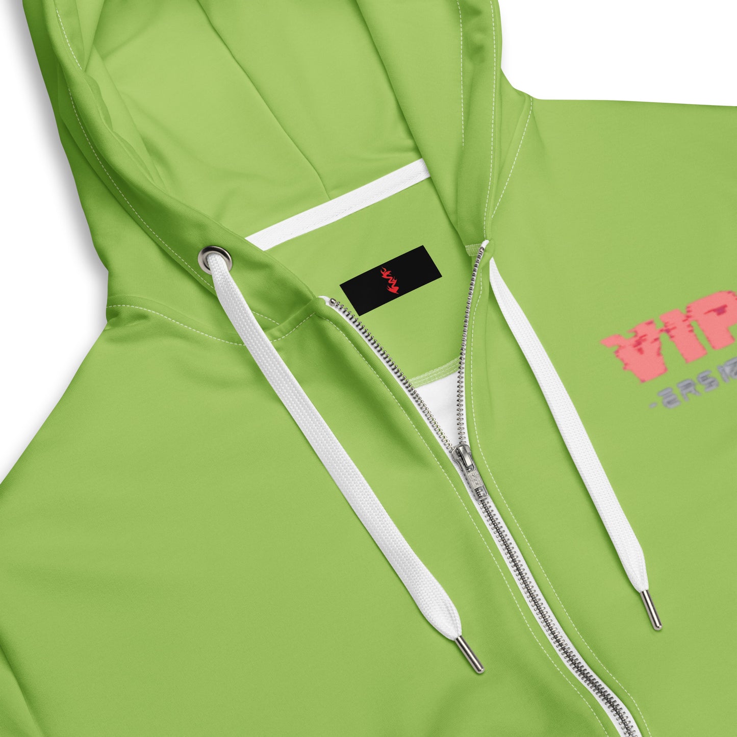 Design 2 // Unisex // Hoodies // Zipper // Green // Front 2