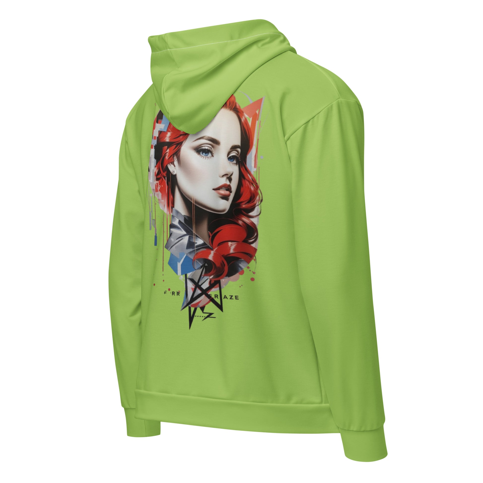 Design 1 // Unisex // Hoodies // Zipper // Green - Viper-Size