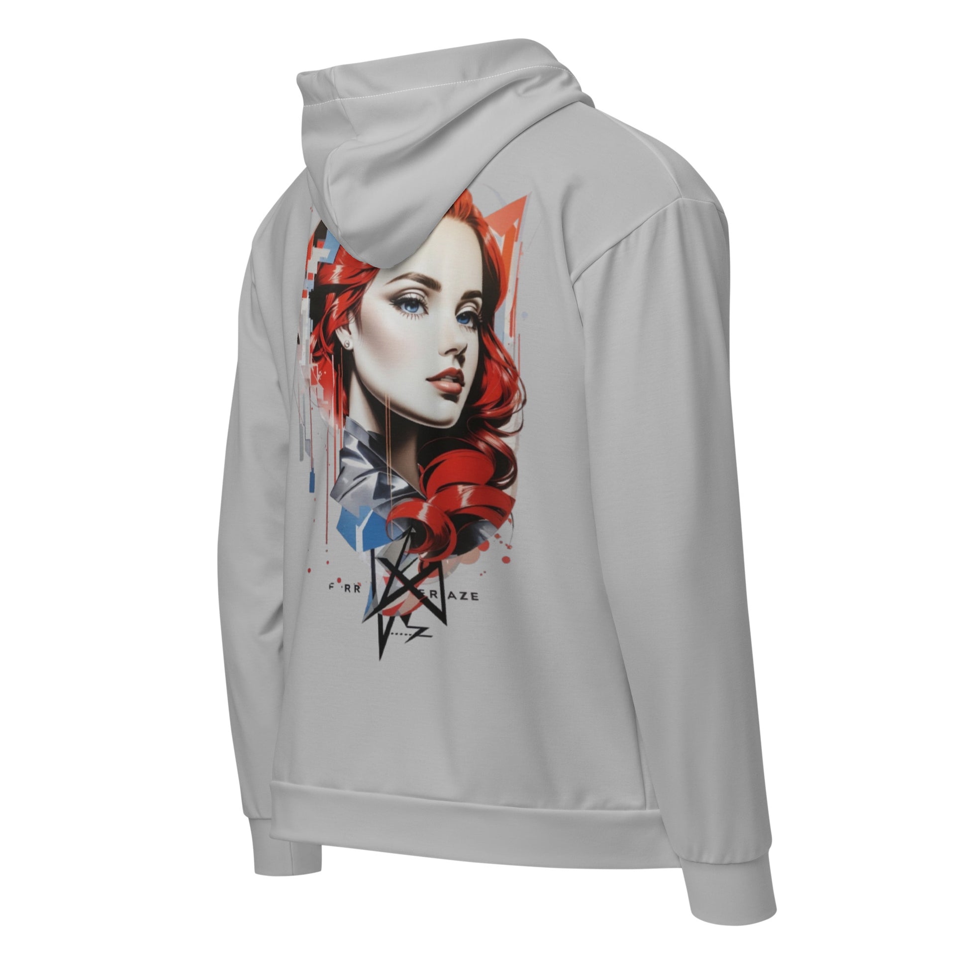 Design 1 // Unisex // Hoodies // Zipper // Grey - Viper-Size