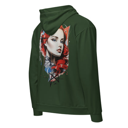 Design 1 // Unisex // Hoodies // Zipper // Woods // Front 2 - Viper-Size