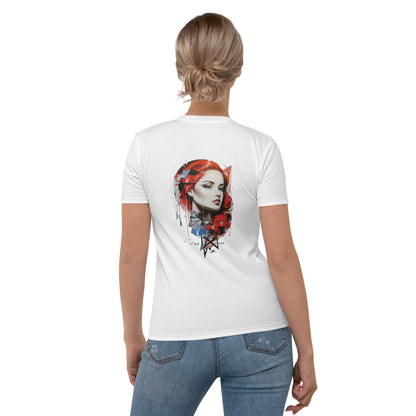 Design 1 // Women // Shirts // T-Shirt // White - Viper-Size