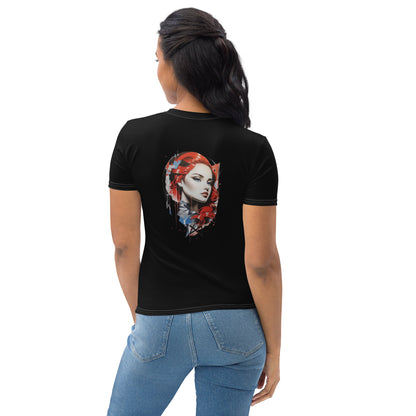 Design 1 // Women // Shirts // T-Shirt // Black - Viper-Size