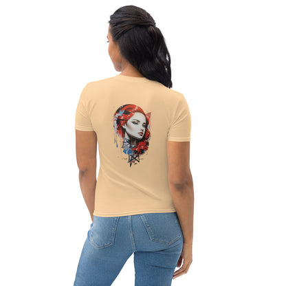 Design 1 // Women // Shirts // T-Shirt // Beige - Viper-Size