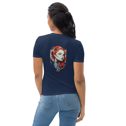 Design 1 // Women // Shirts // T-Shirt // Navy - Viper-Size