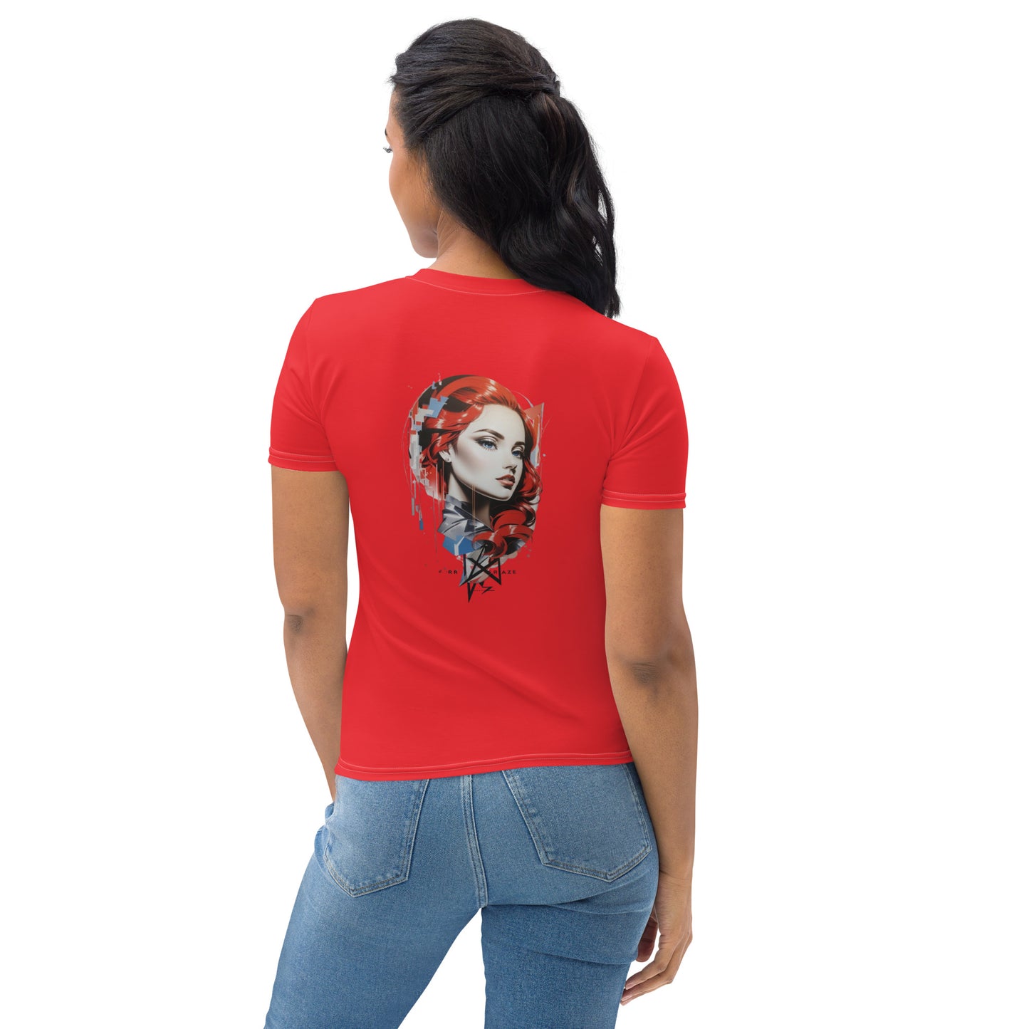 Design 1 // Women // Shirts // T-Shirt // Red - Viper-Size