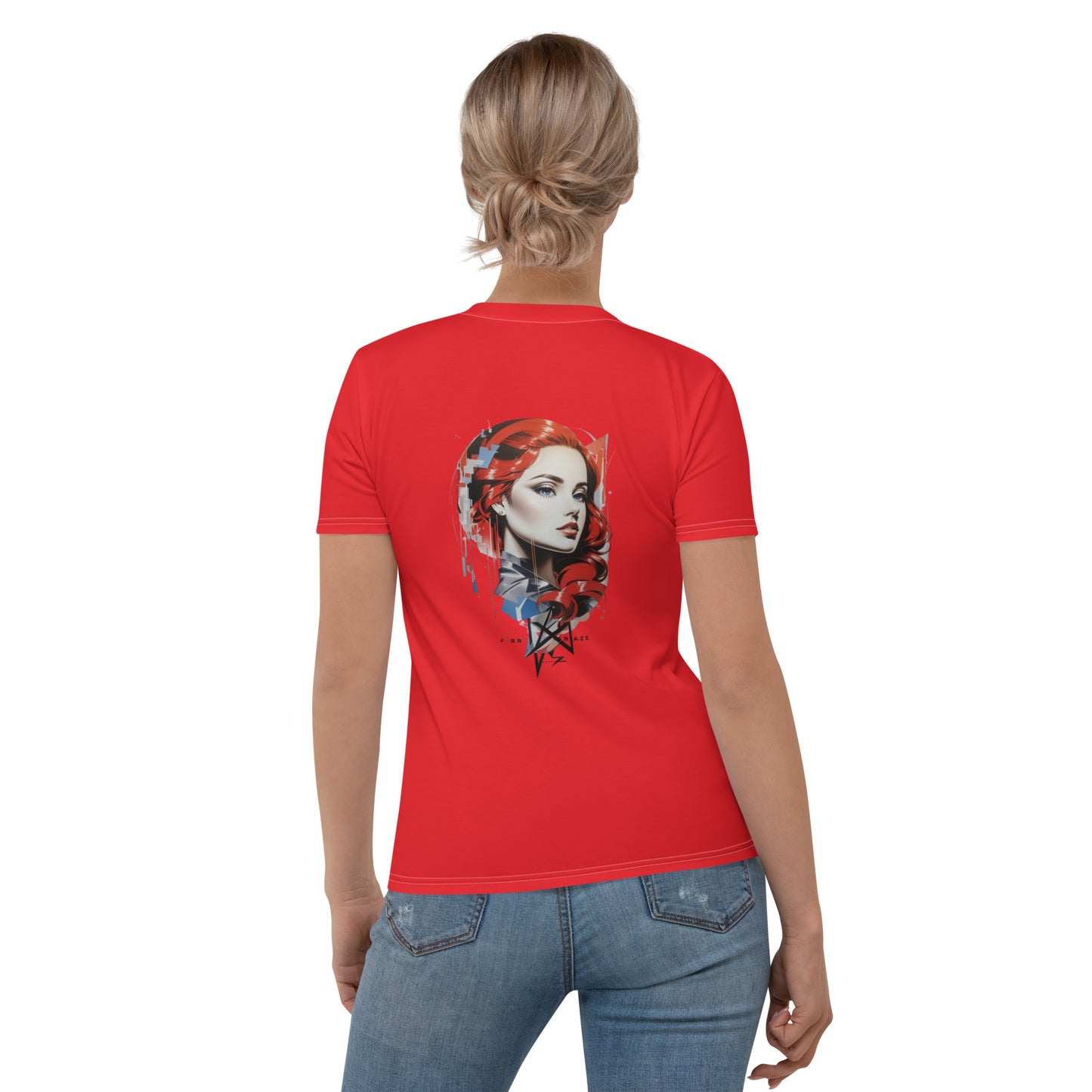 Design 1 // Women // Shirts // T-Shirt // Red - Viper-Size