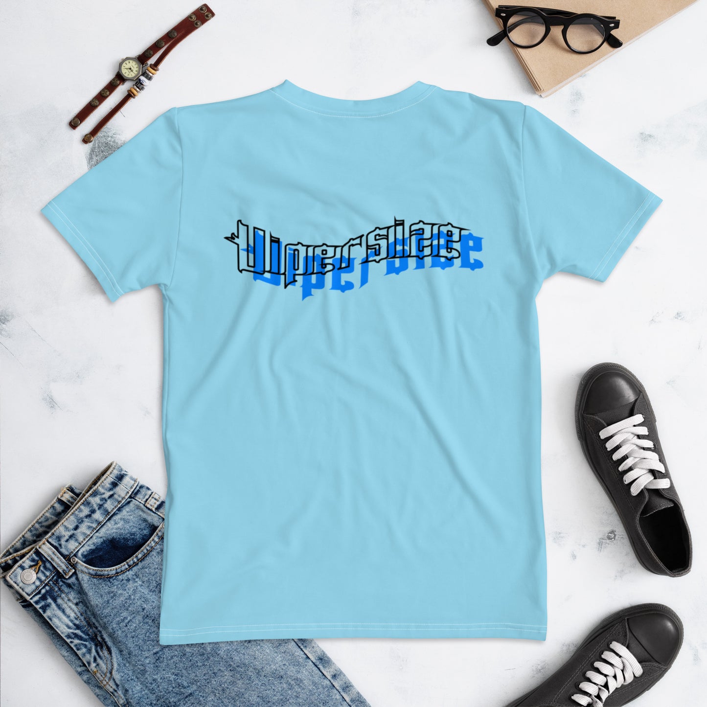 Design 2 // Women // Shirts // T-Shirt // Blue // Front 5