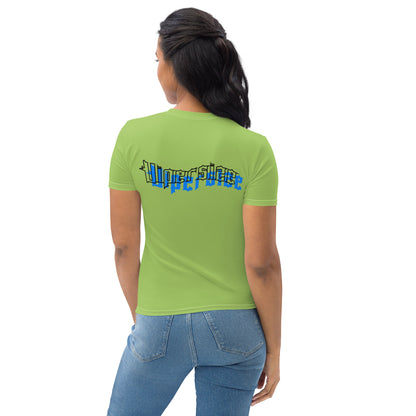 Design 2 // Women // Shirts // T-Shirt // Green // Front 1