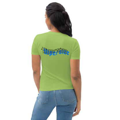 Design 2 // Women // Shirts // T-Shirt // Green // Front 3