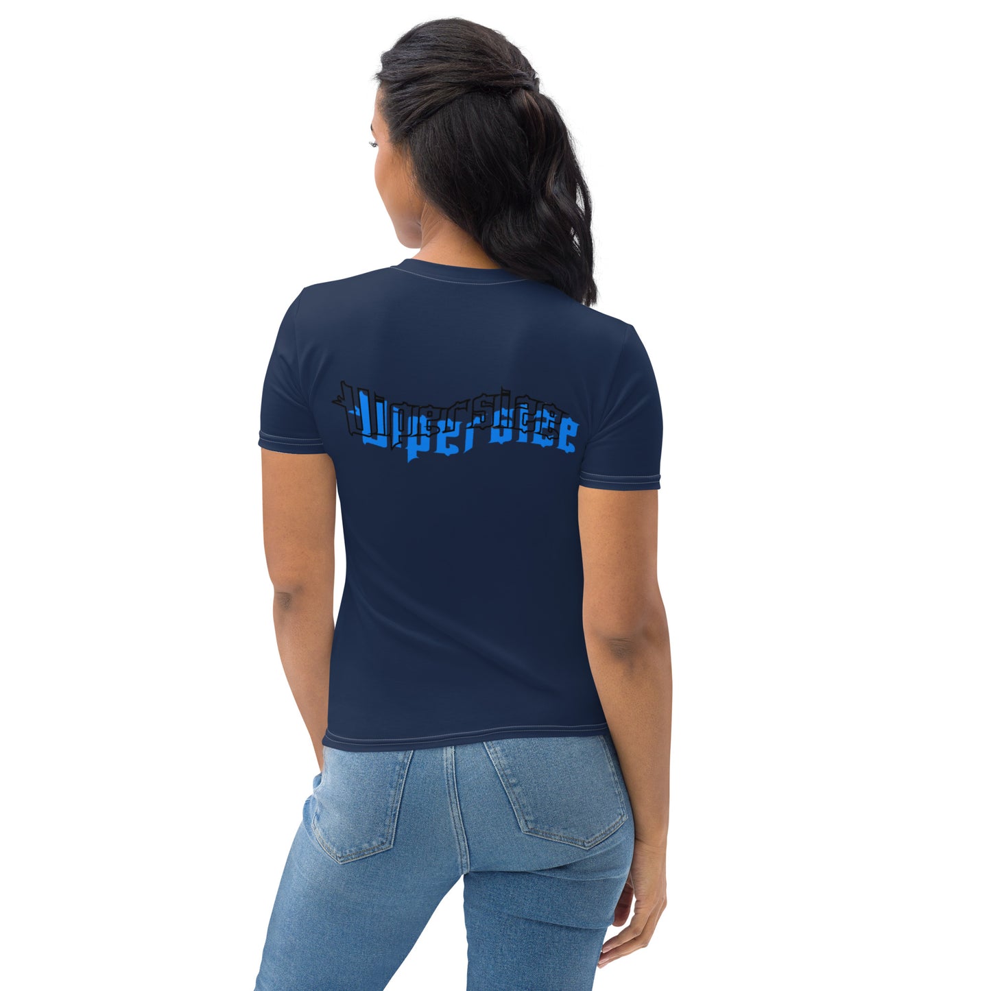 Design 2 // Women // Shirts // T-Shirt // Navy // Front 1