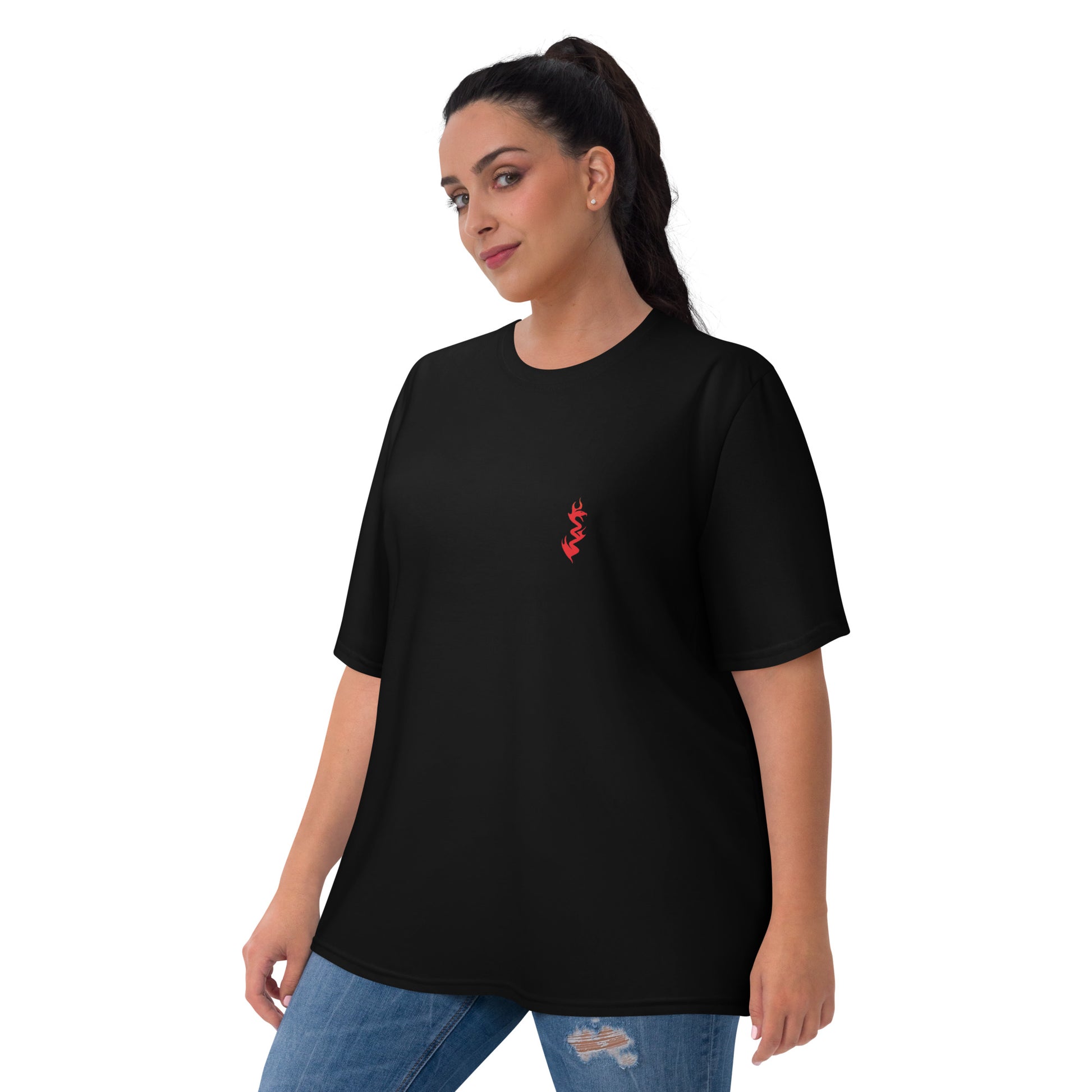 Design 1 // Women // Shirts // T-Shirt // Black // Front 1 - Viper-Size