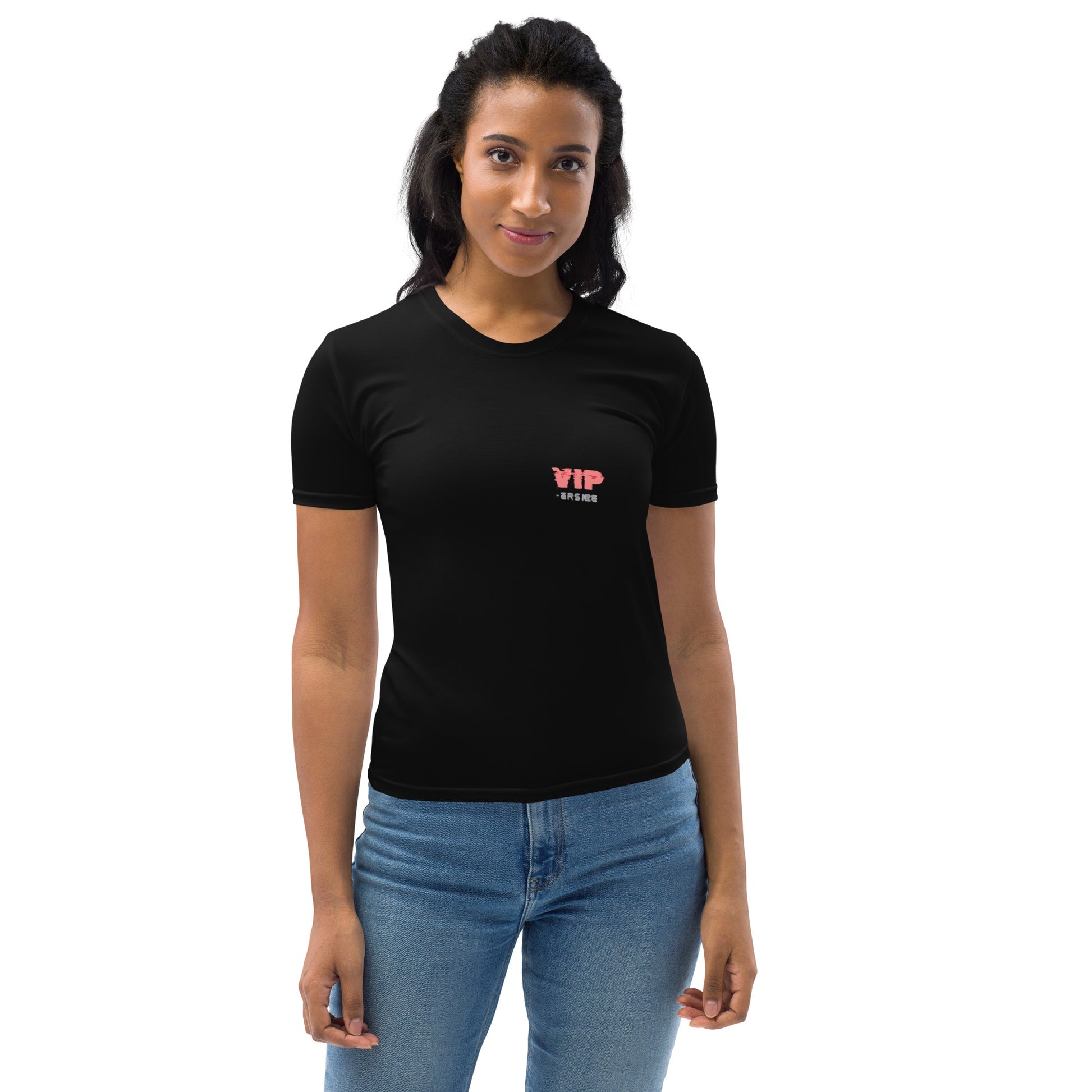 Design 1 // Women // Shirts // T-Shirt // Black // Front 2 - Viper-Size