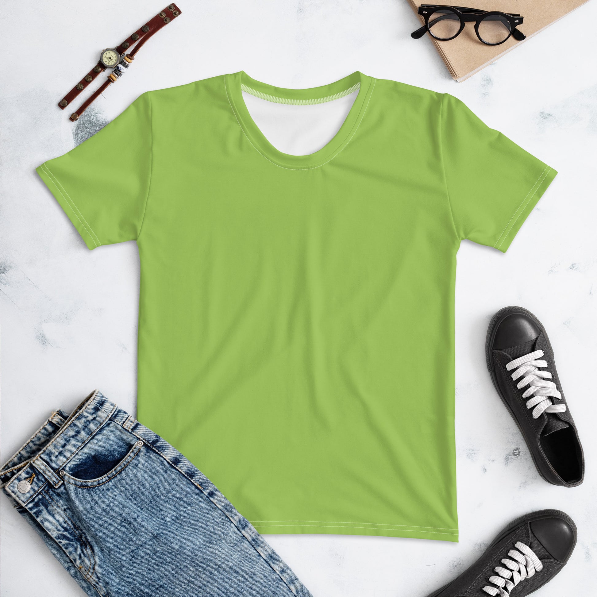 Design 1 // Women // Shirts // T-Shirt // Green - Viper-Size