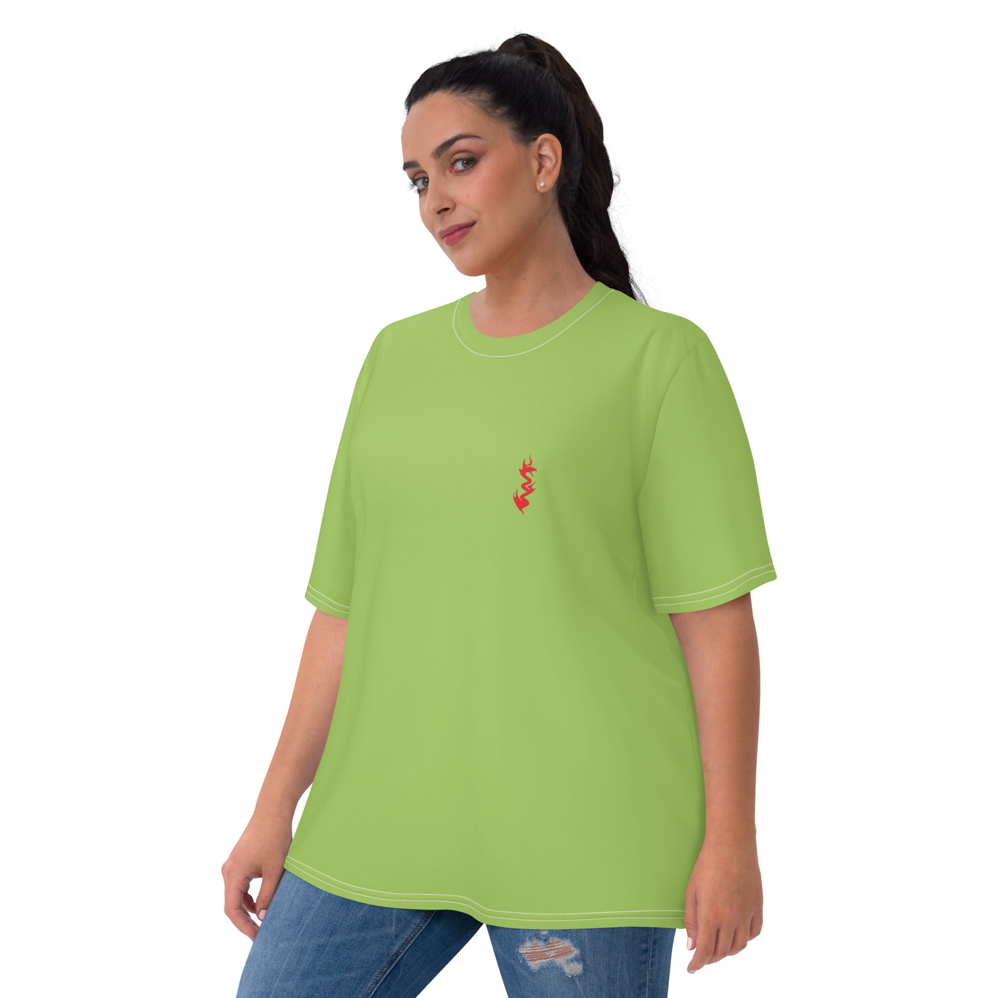 Design 1 // Women // Shirts // T-Shirt // Green // Front 1 - Viper-Size