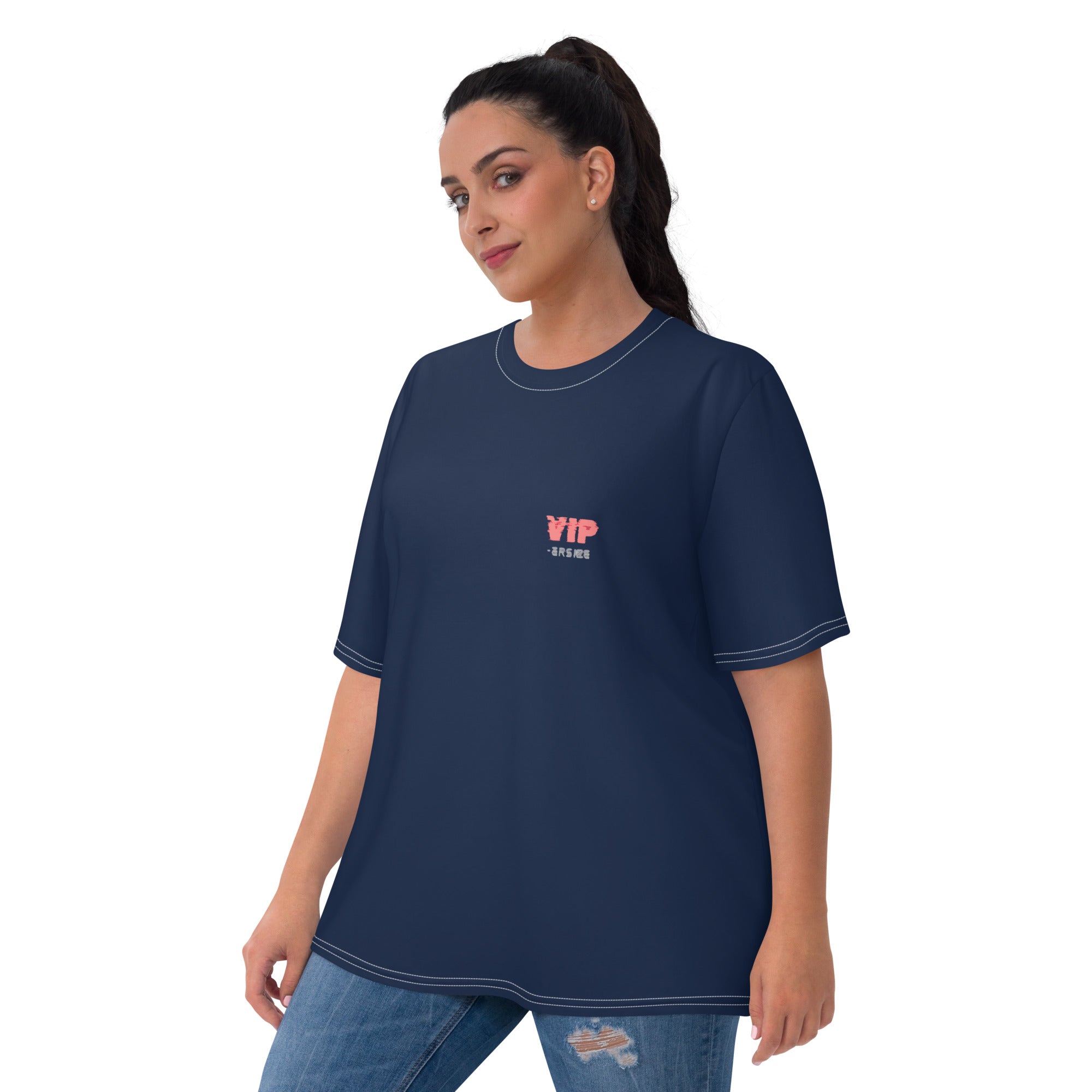 Design 1 // Women // Shirts // T-Shirt // Navy // Front 2 - Viper-Size