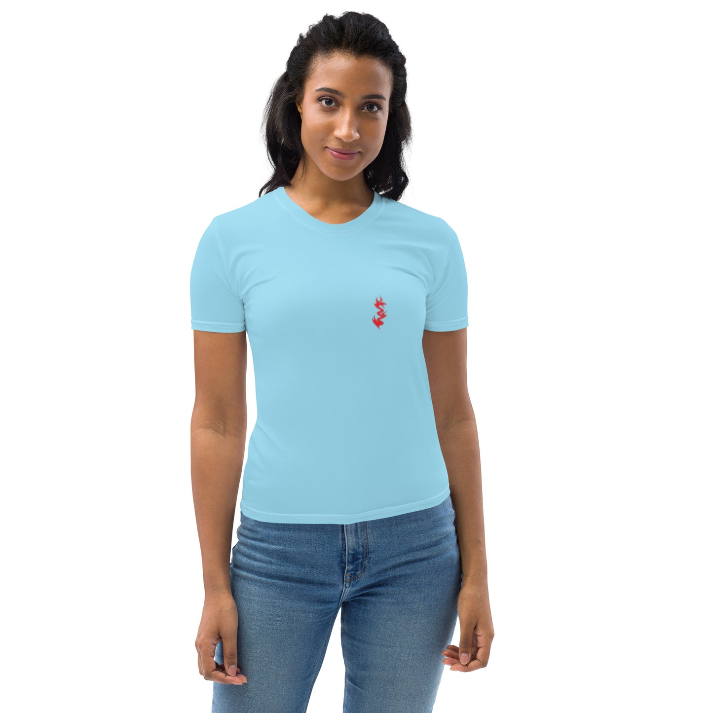 Design 2 // Women // Shirts // T-Shirt // Blue // Front 1