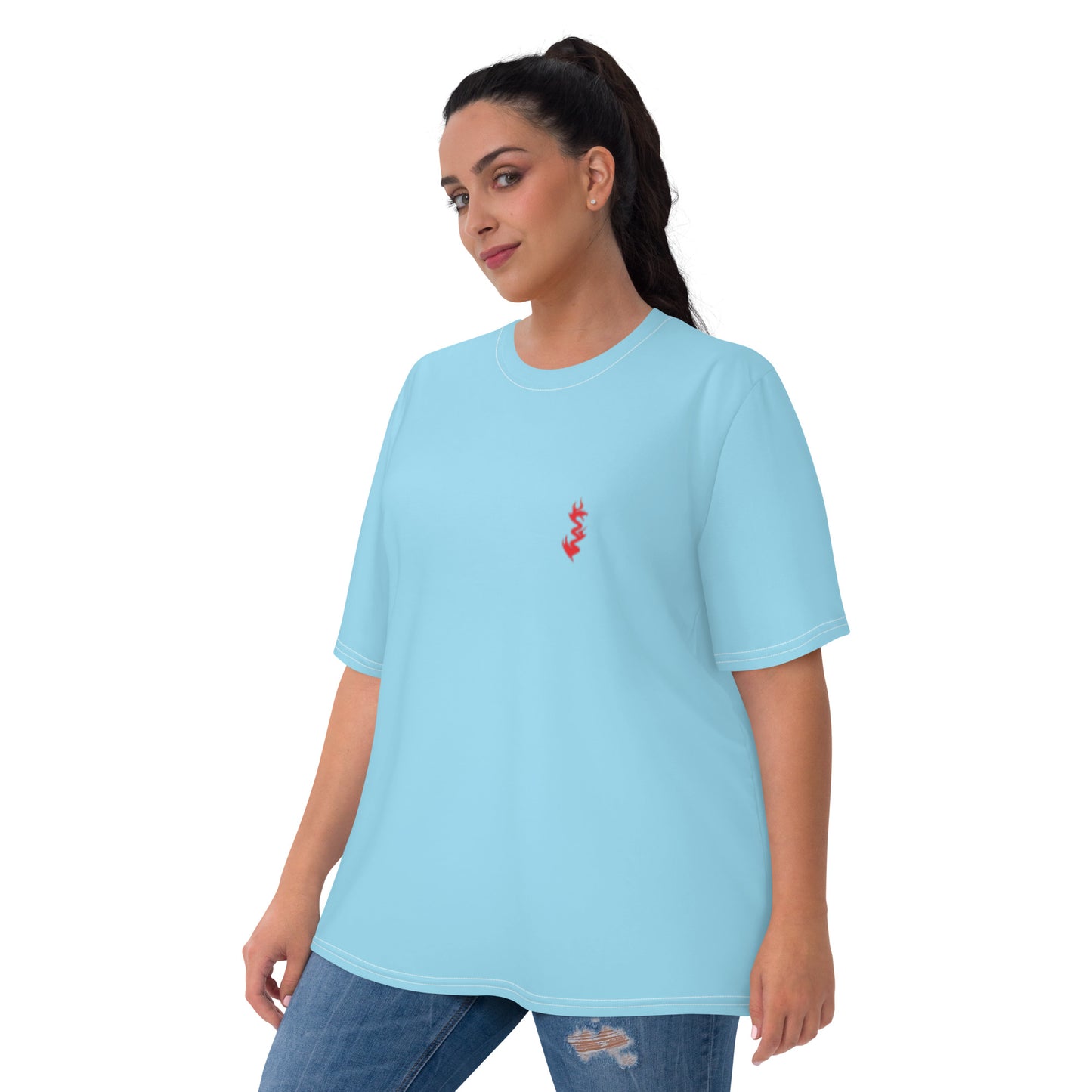 Design 2 // Women // Shirts // T-Shirt // Blue // Front 1