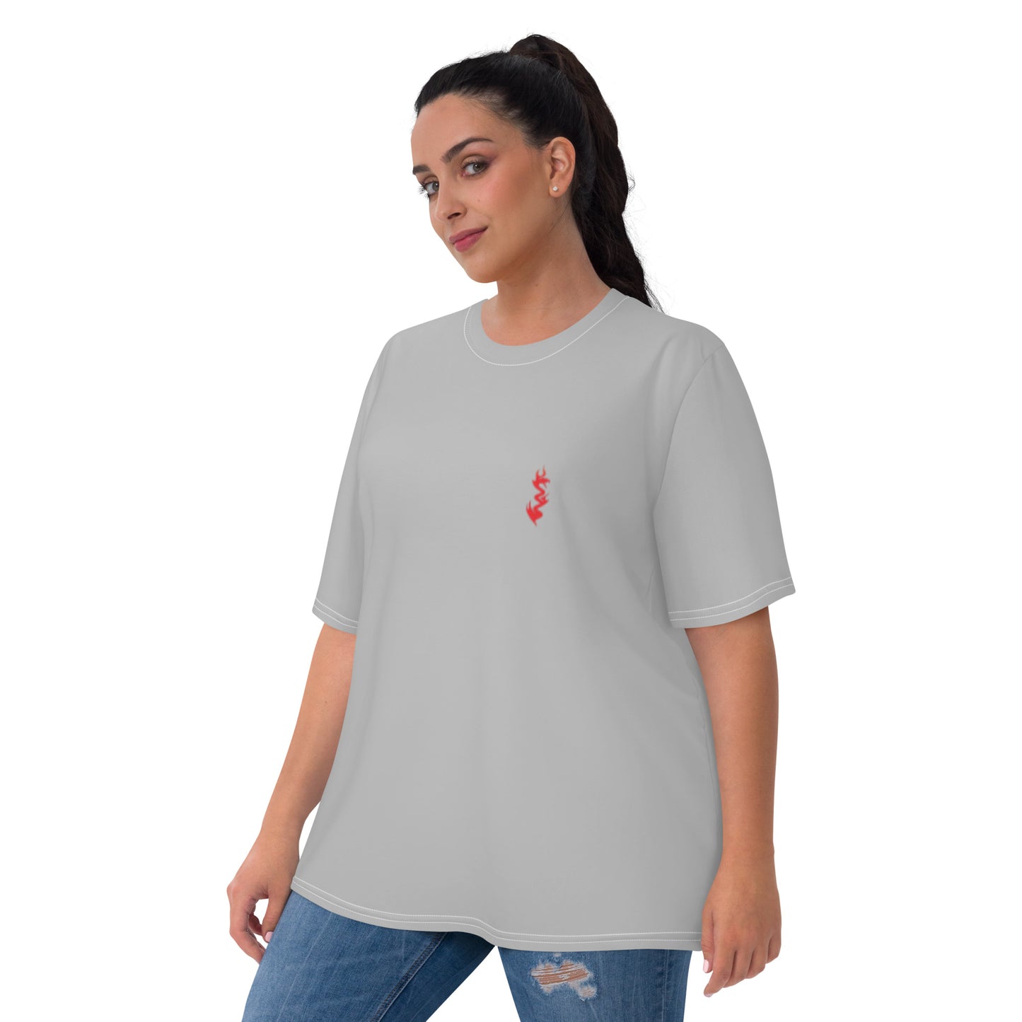 Design 2 // Women // Shirts // T-Shirt // Grey // Front 1