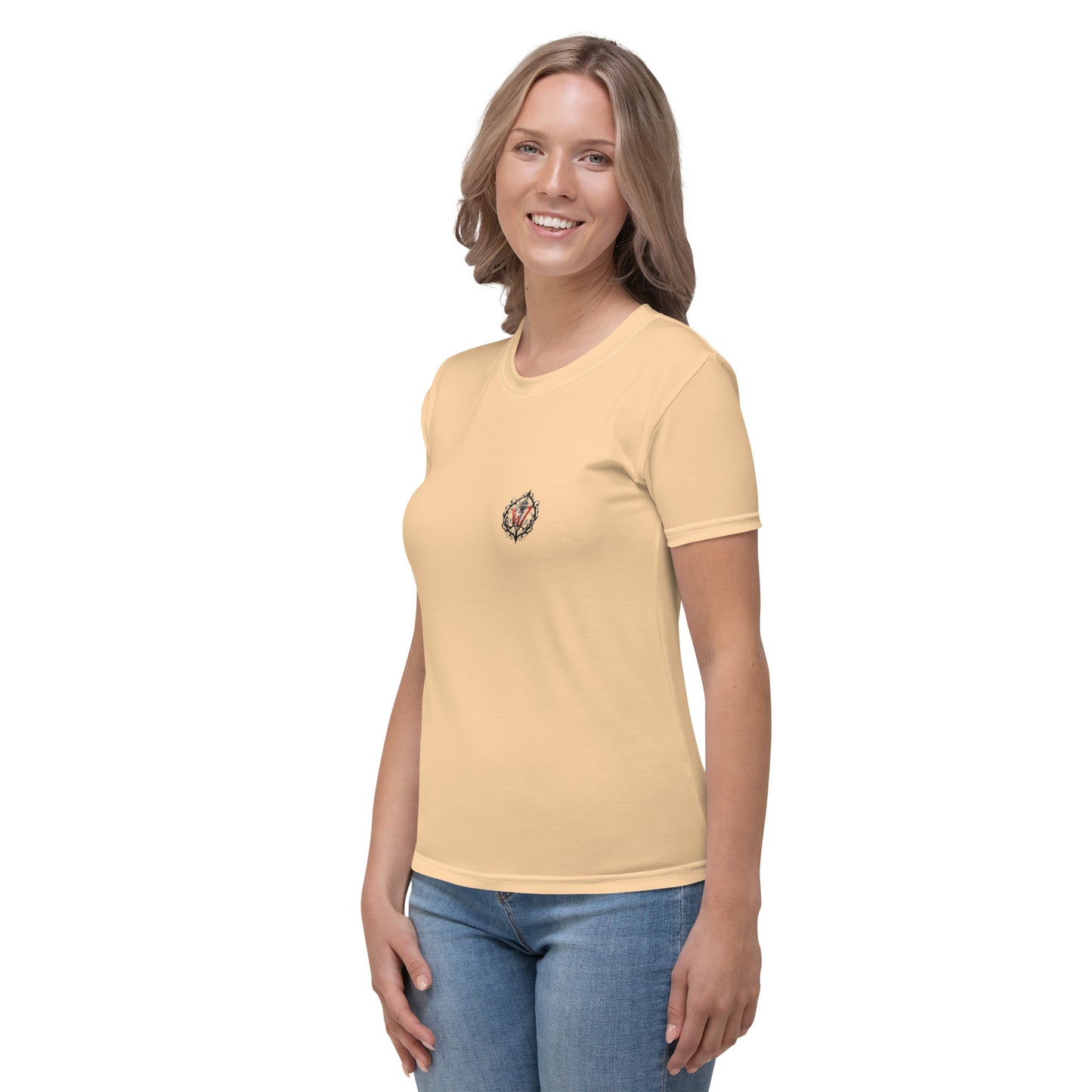 Design 1 // Women // Shirts // T-Shirt // Beige // Front 4 - Viper-Size