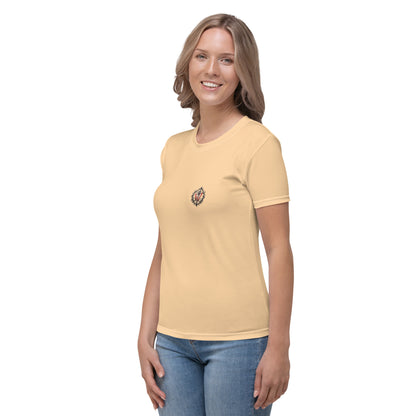 Design 1 // Women // Shirts // T-Shirt // Beige // Front 4 - Viper-Size