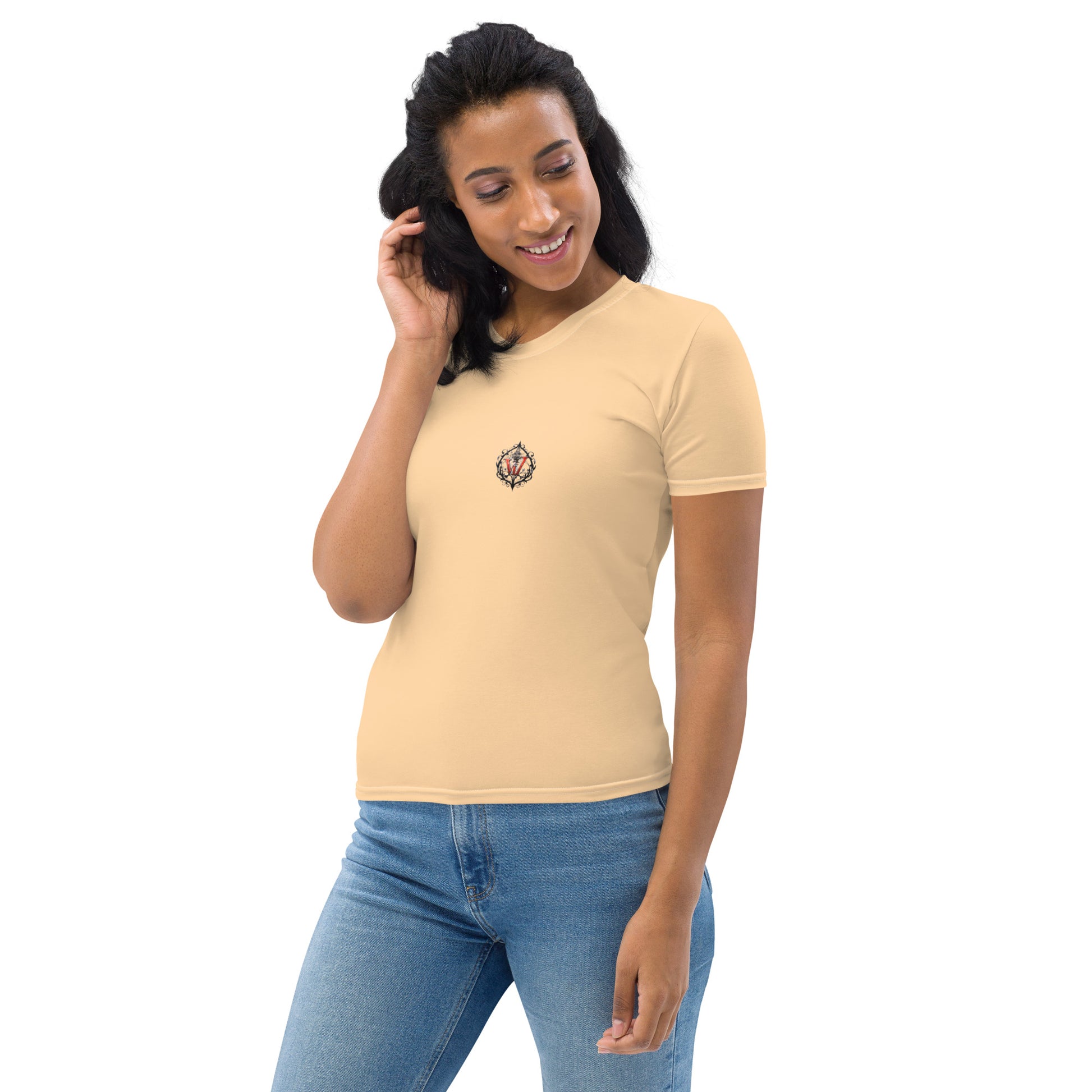 Design 1 // Women // Shirts // T-Shirt // Beige // Front 4 - Viper-Size