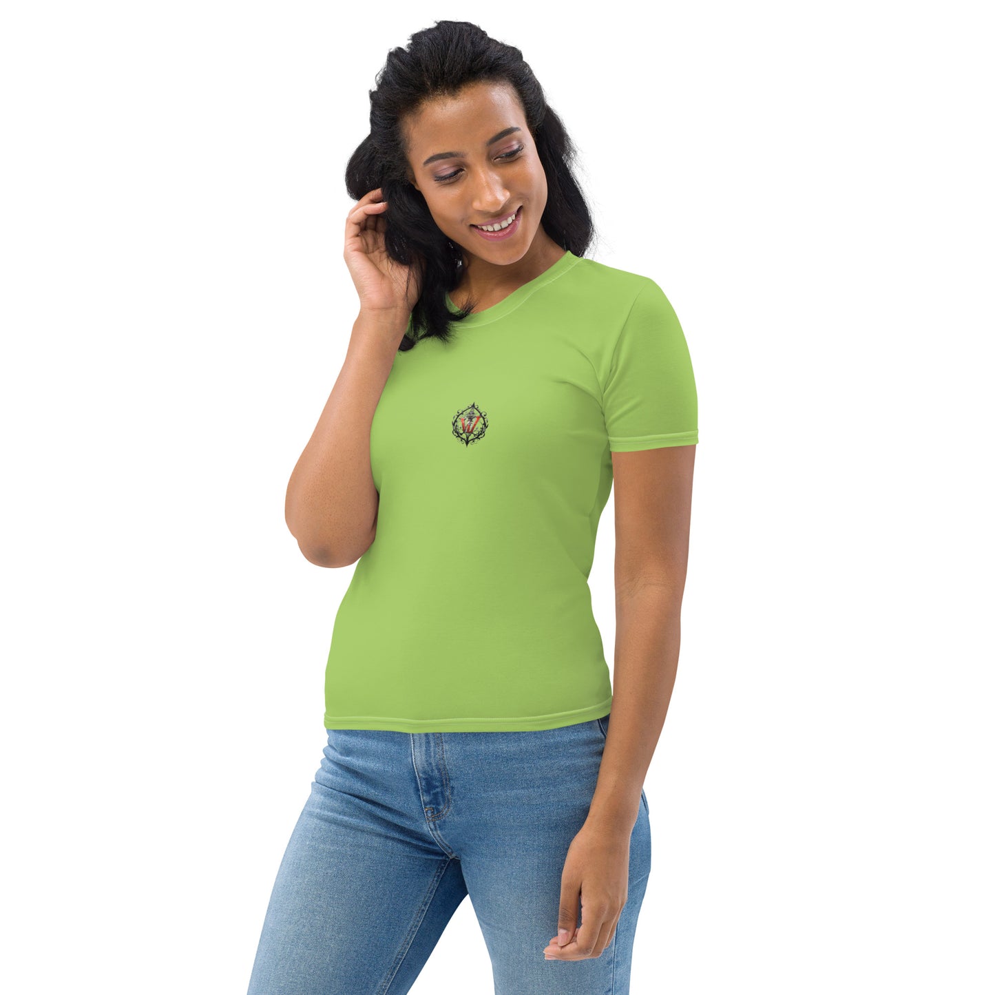 Design 1 // Women // Shirts // T-Shirt // Green // Front 4 - Viper-Size