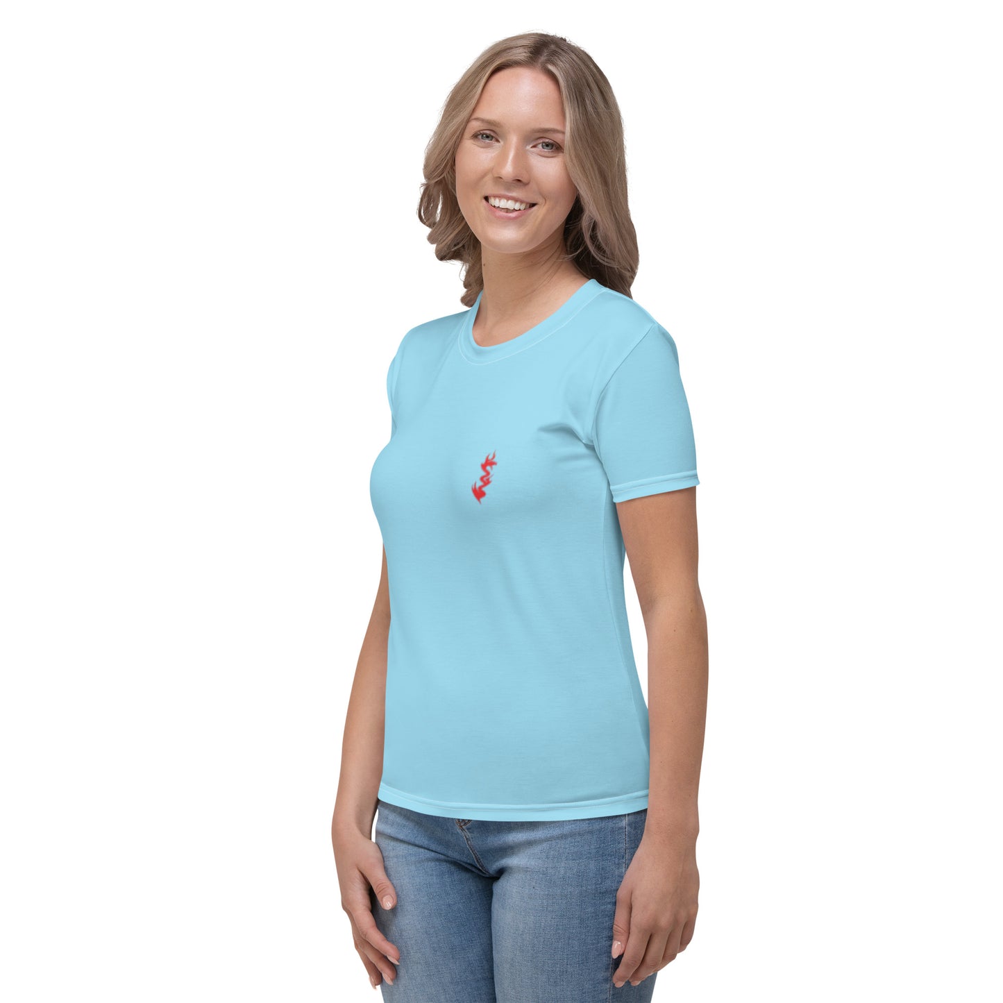 Design 2 // Women // Shirts // T-Shirt // Blue // Front 1