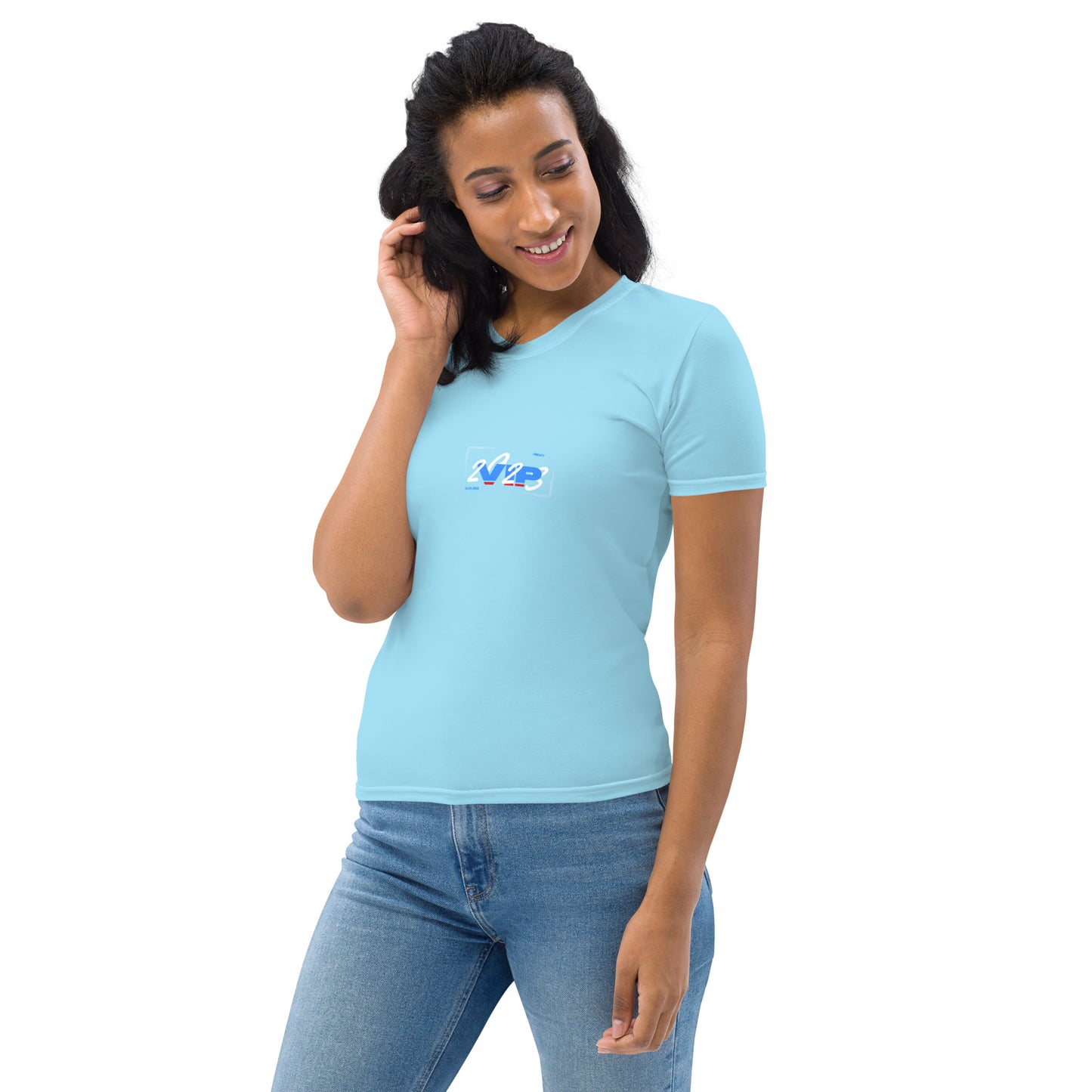 Design 2 // Women // Shirts // T-Shirt // Blue // Front 5