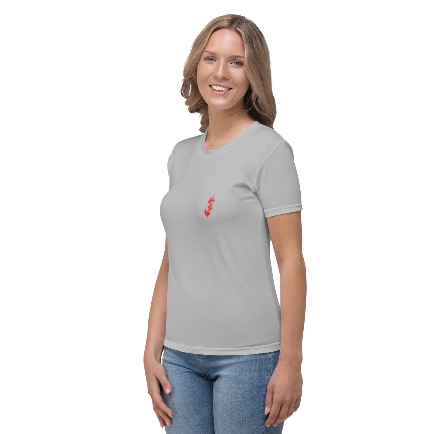 Design 2 // Women // Shirts // T-Shirt // Grey // Front 1