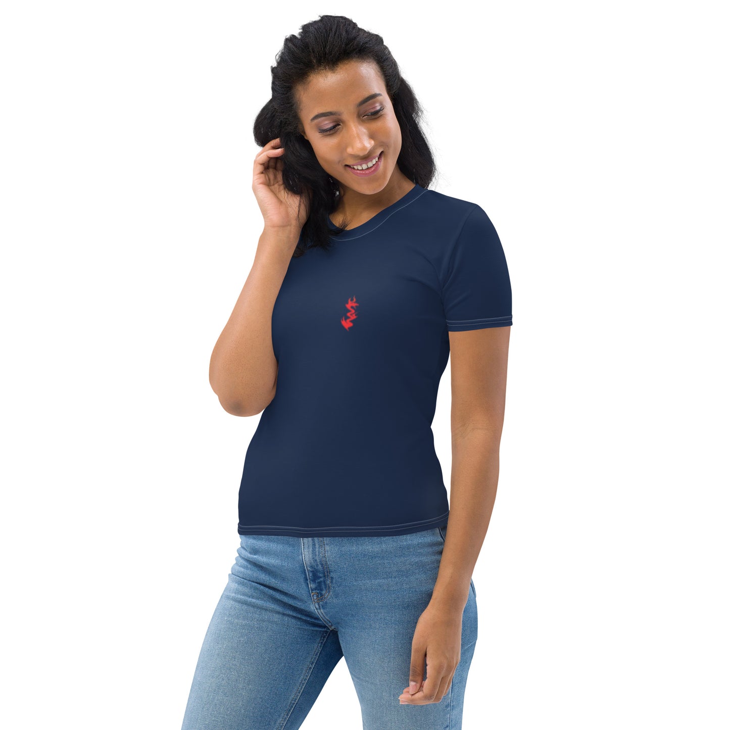 Design 2 // Women // Shirts // T-Shirt // Navy // Front 1