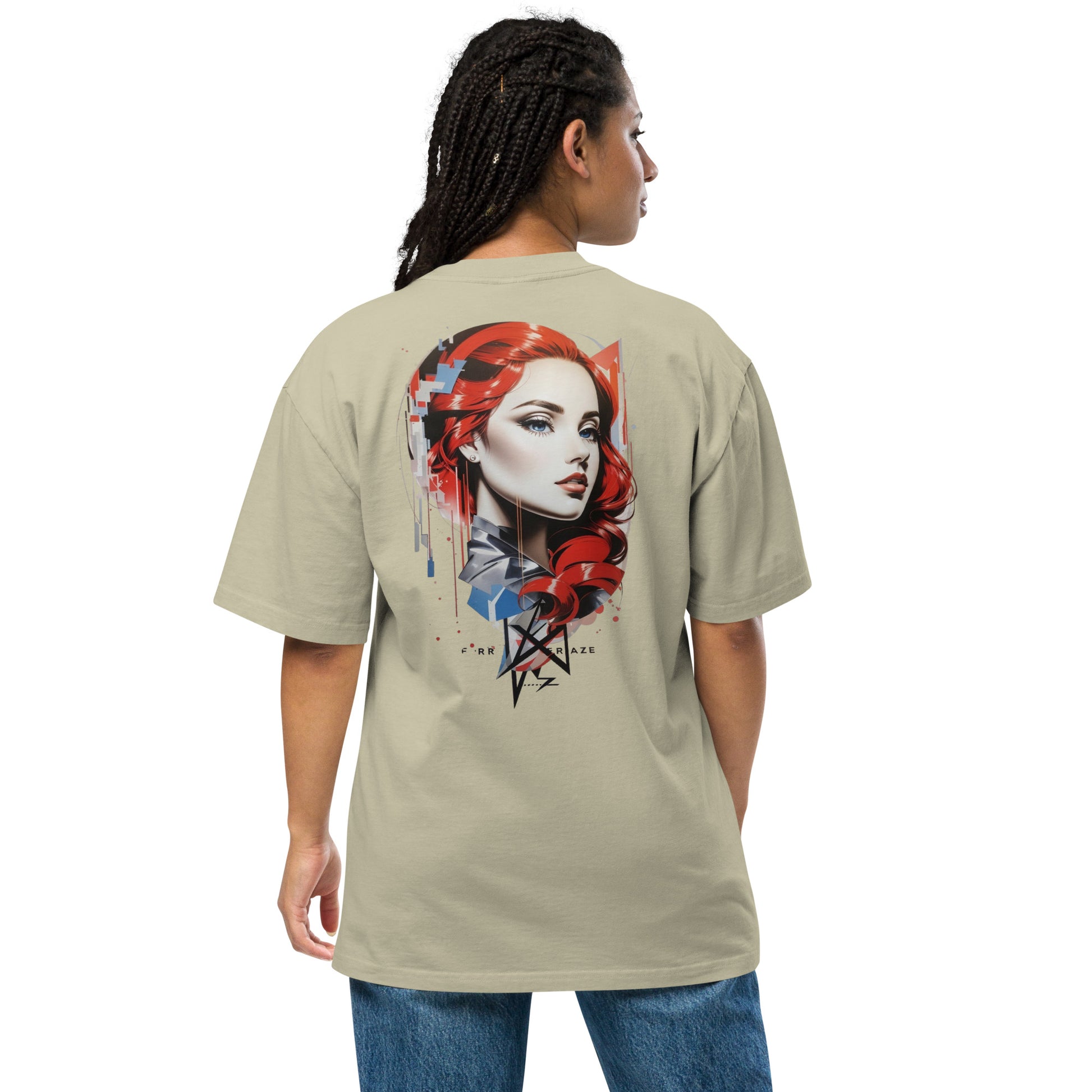 Design 1 // Women // Shirts // Oversize // Front 1 - Viper-Size