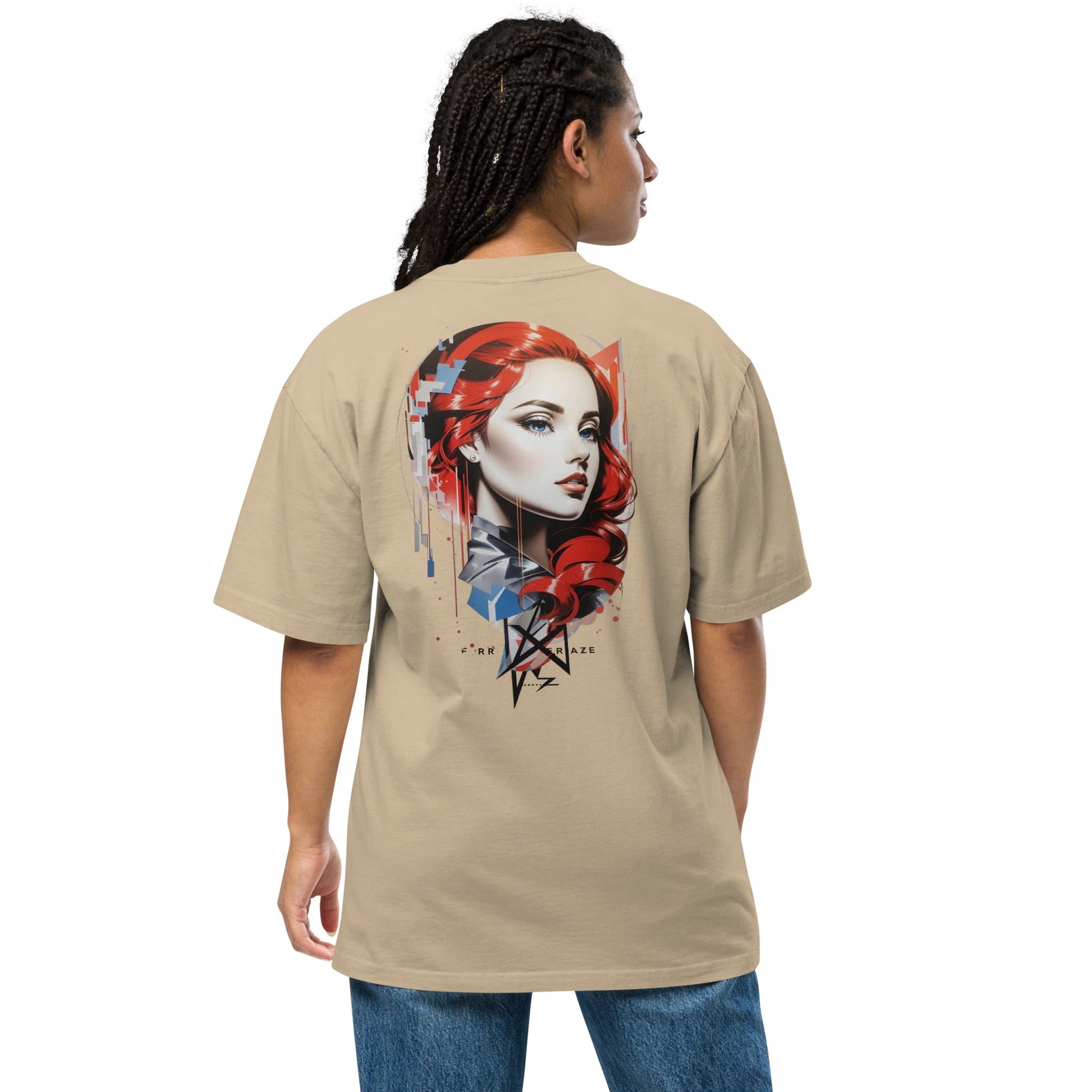 Design 1 // Women // Shirts // Oversize // Front 2 - Viper-Size